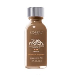 L’Oréal true match foundation : cappuccino
